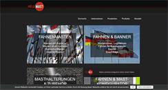 Desktop Screenshot of hela-mast.de
