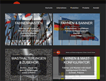 Tablet Screenshot of hela-mast.de